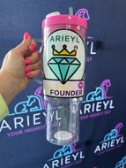 *SALE- RB Founder Plastic Tumbler 40oz