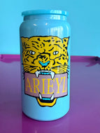**Stainless Steel Blue Arieyl Tiger Cup