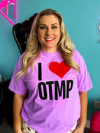 I heart OTMP purple Tee