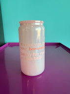 **Glass Hormones Sipper