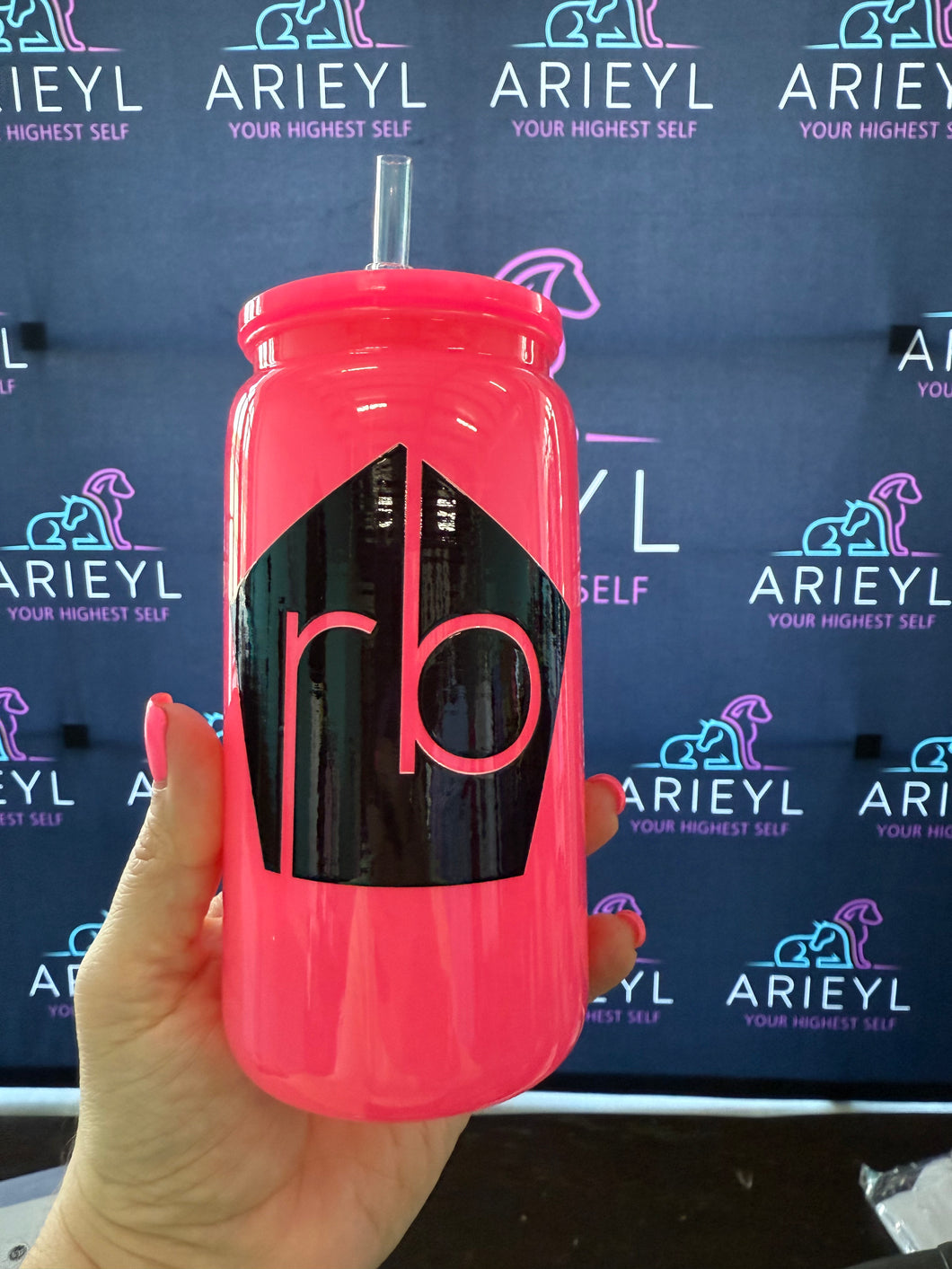 *SALE - Poolside Sipper with lid and straw