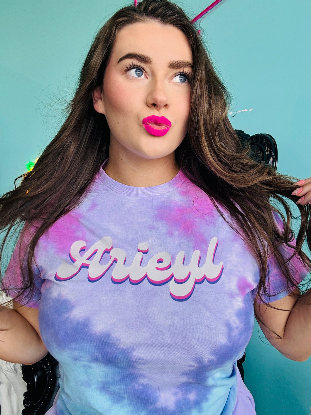 *PRESELL Arieyl Cotton Candy Tie Dye Tee