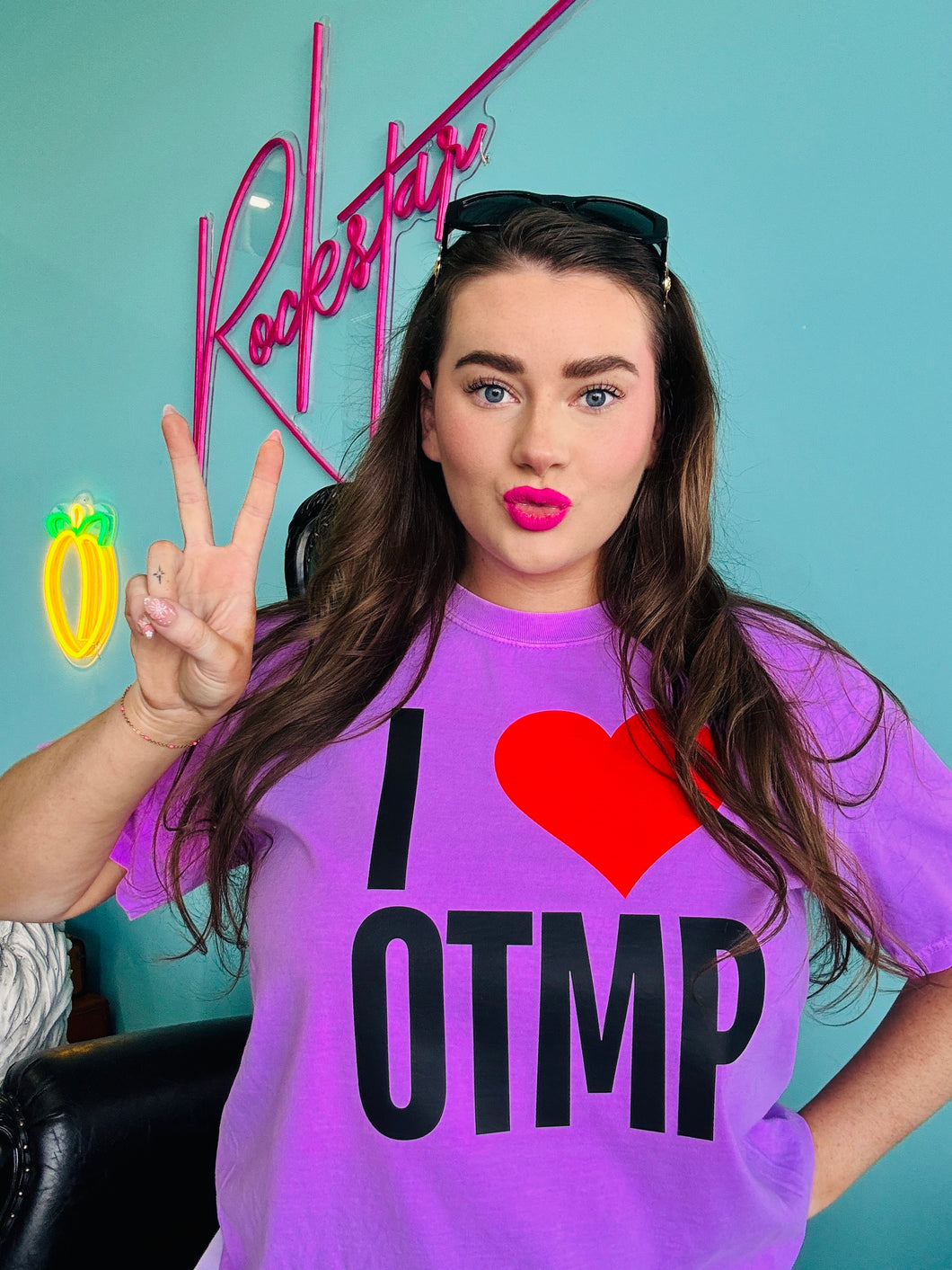 *PRESELL I heart OTMP Neon Purple