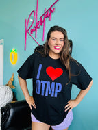 I heart OTMP Black Unisex Tee