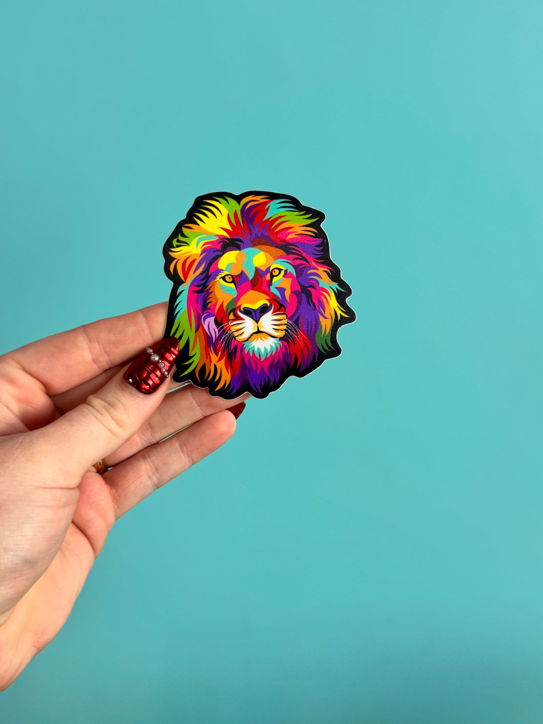 * PRESELL LION STICKER