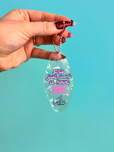 Load image into Gallery viewer, * PRESELL MOTEL IRIDESCENT KEYCHAIN -
