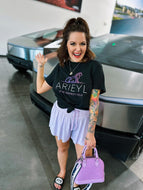 Arieyl Pink and Purple Logo Tee
