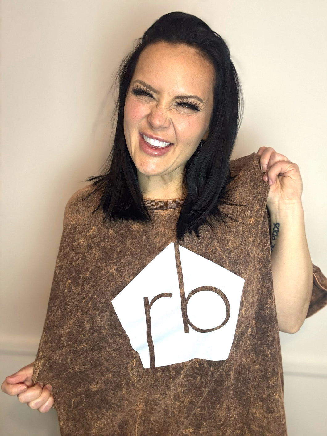 Presell RB Brown Crop Tee