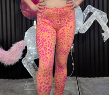 Load image into Gallery viewer, Pink and Orange Leggings

