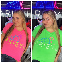 Load image into Gallery viewer, Neon Arieyl Soft Vintage Tee
