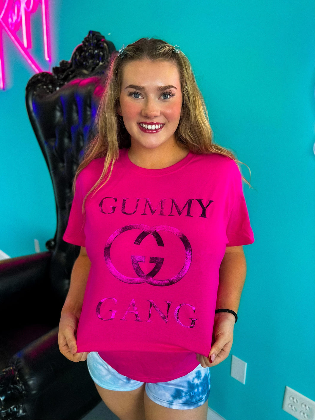 Gummy Gang Hot Pink Tee Shirt
